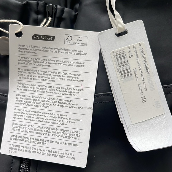 Freddy wr.up s/4 small black faux leather high waisted new nwt full length - Picture 7 of 11